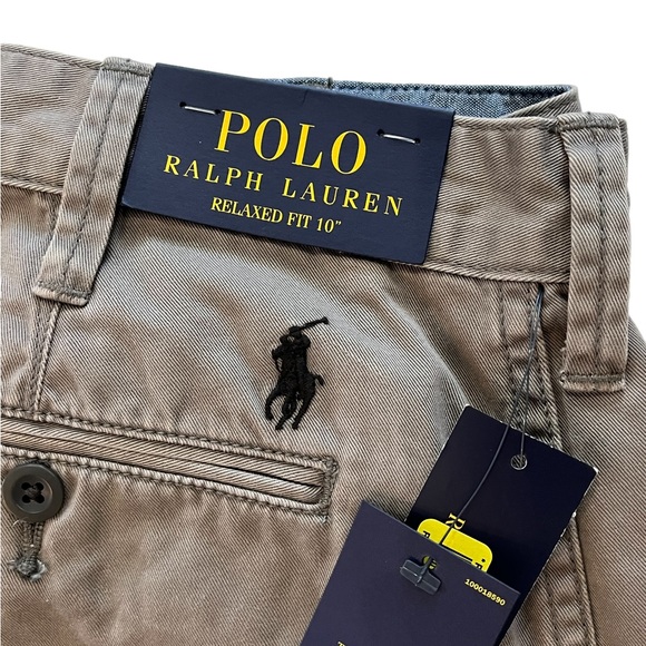 NWT Men’s Gray Polo Ralph Lauren Relaxed Fit 10” Shorts - Picture 3 of 9